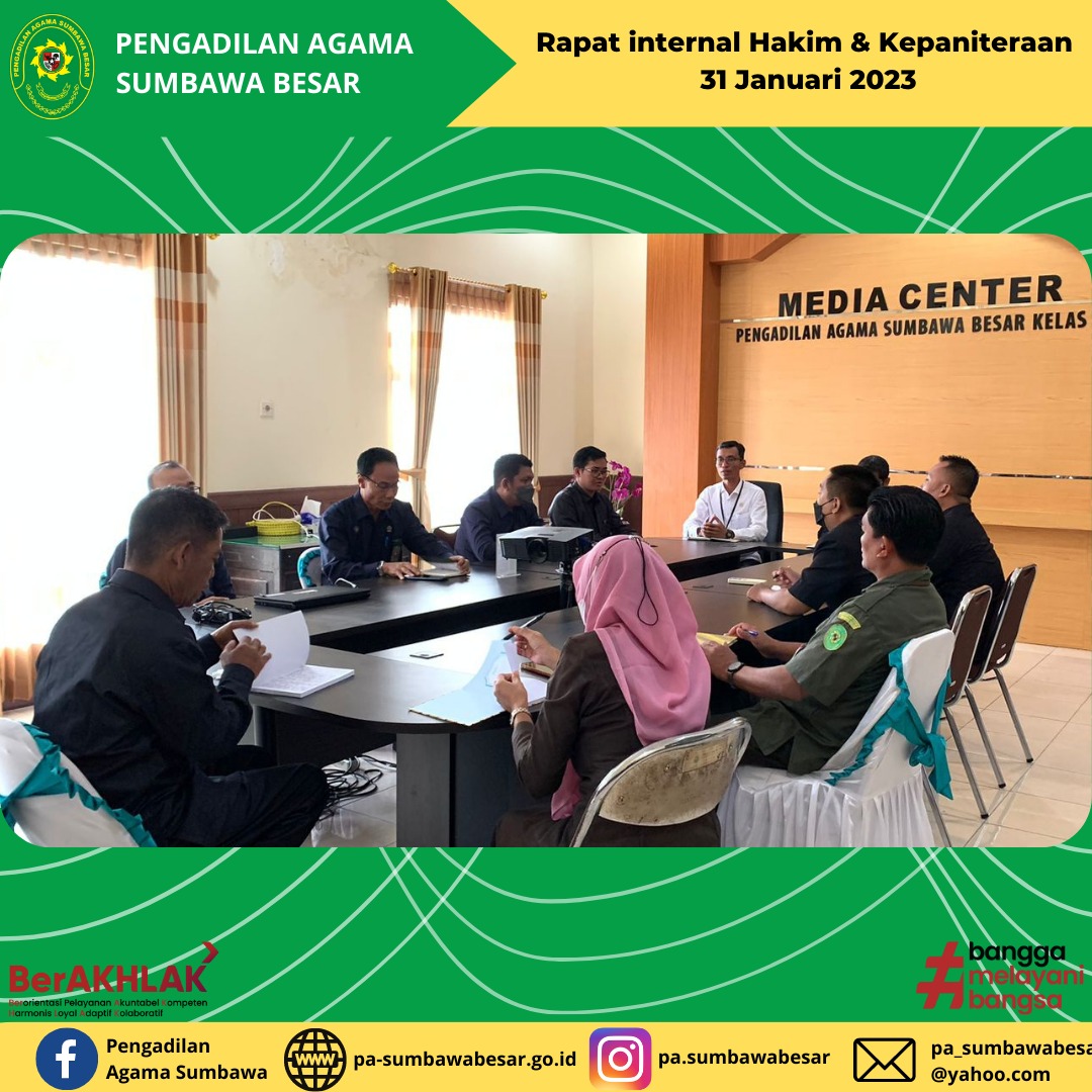 20230131 Rapat Internal Hakim dan Kepaniteraan 2